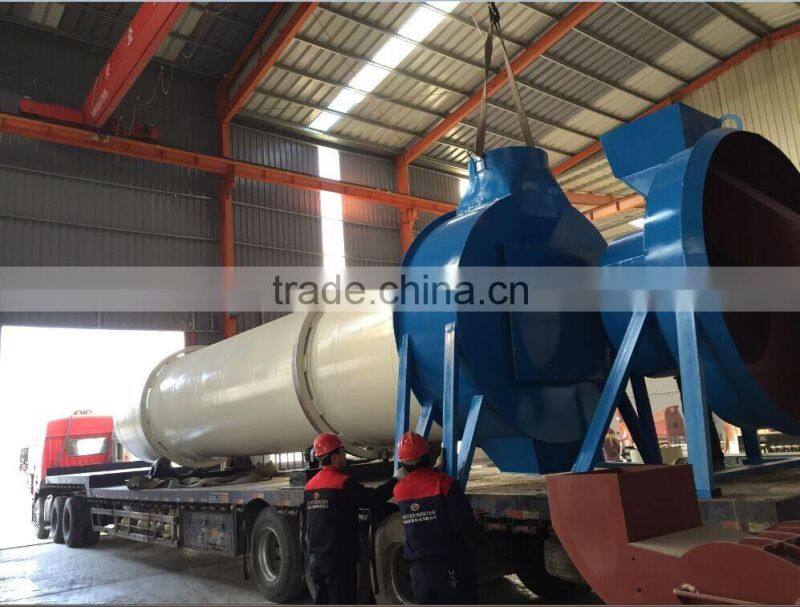 Wood chips /slag/clay/cassava rotary dryer for hot sale