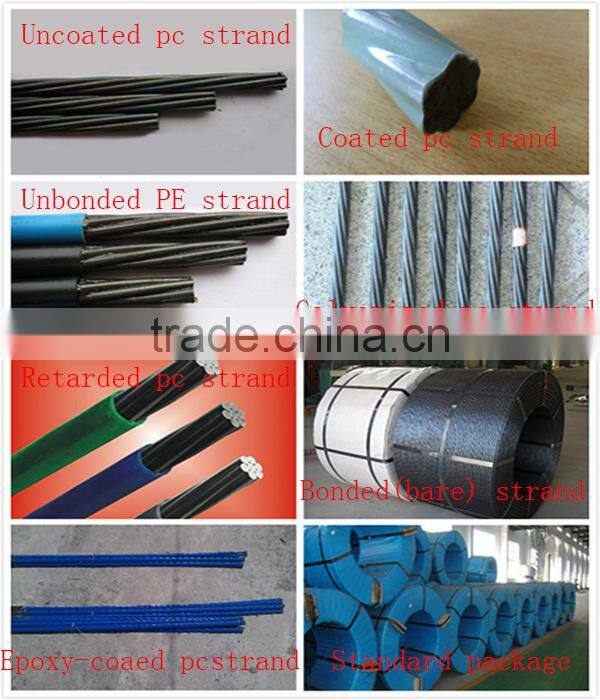 LEC YDC Post Tension Unbonded Epoxy-coated Strand Wire