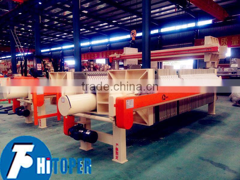 Membrane filter press used in silver water treatment process