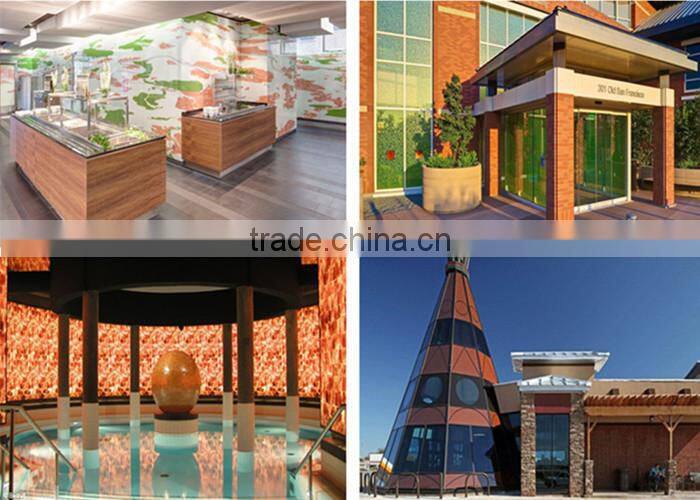 Construction Decorative Customized Pattern Design Tempered Painting Glass