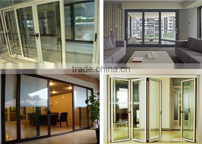 Aluminium profile insulated soundproof balcony sliding glass door
