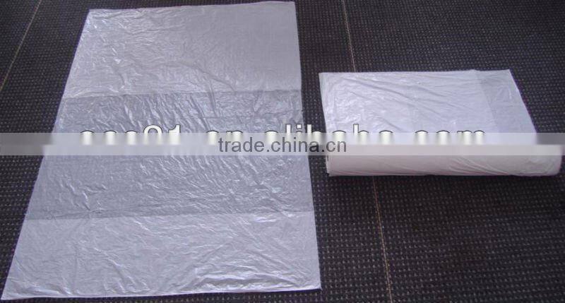 Disposable plastic seat cover