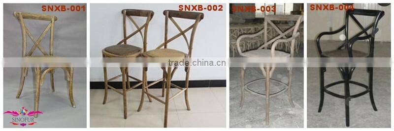 Hot sale cross back chair in oak