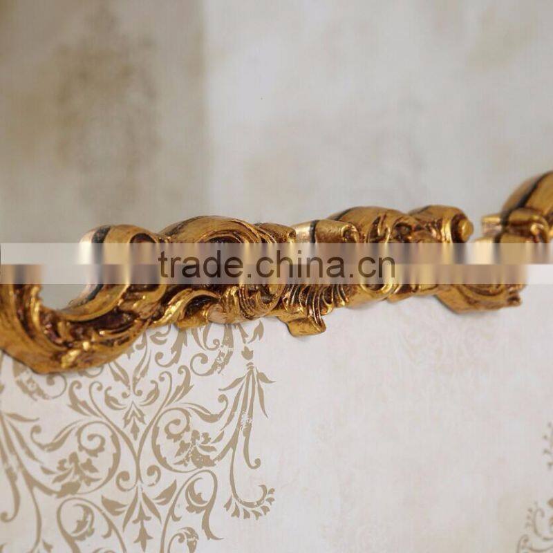 Classic European style home decorative antique finishing wall mirror