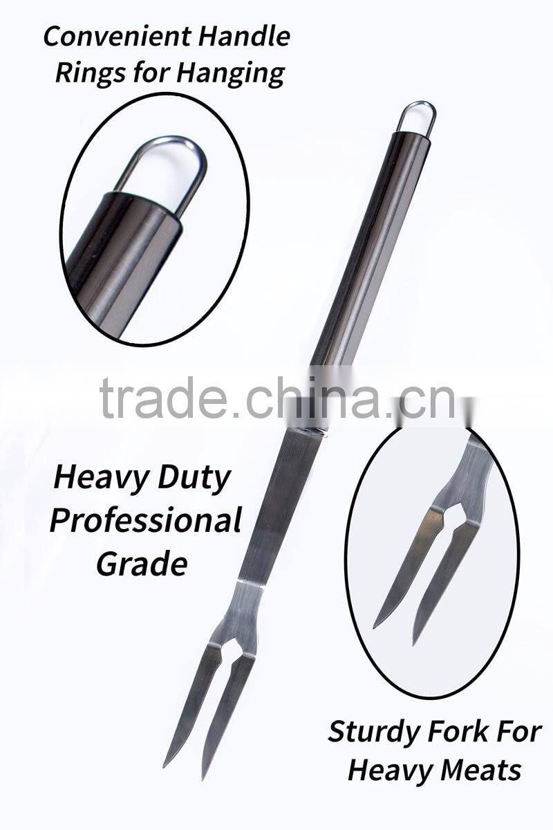 18 Piece Barbecue Tool Set with Aluminum Carrying Case