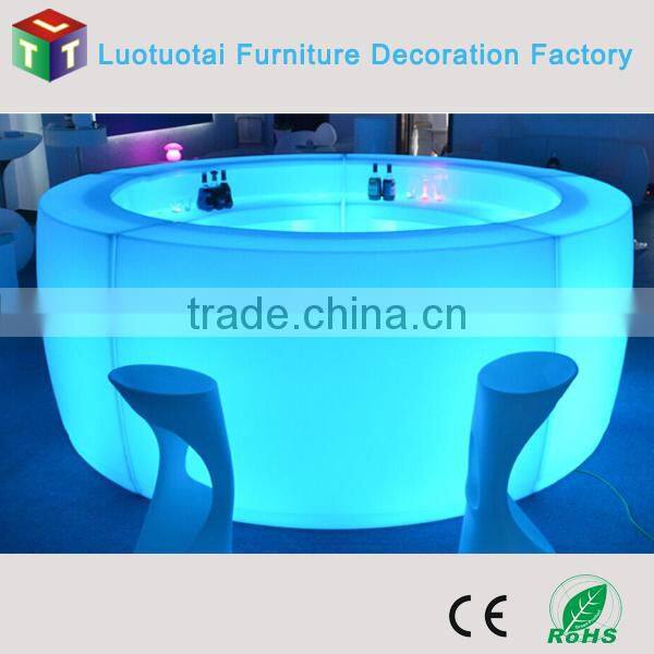 Rechargeable LED tea/coffee table