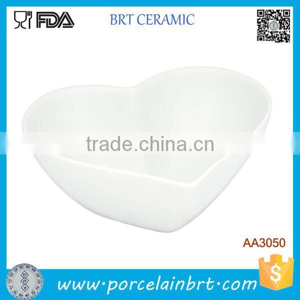 Romantic Heart Bowl Ceramic Wedding Candle Holder