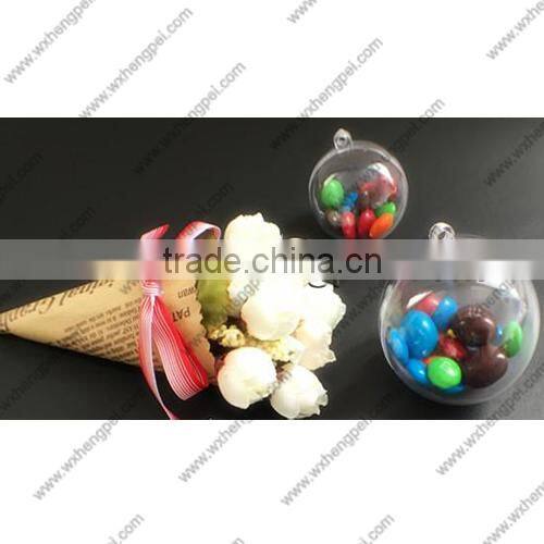 Cleverish portable cute ball plastic storage jewelry wedding box kit