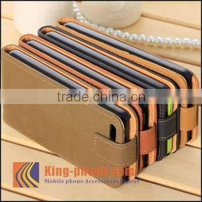 High Quality Custom Flip Leather Cell Phone Case Cover For iPhone 5S