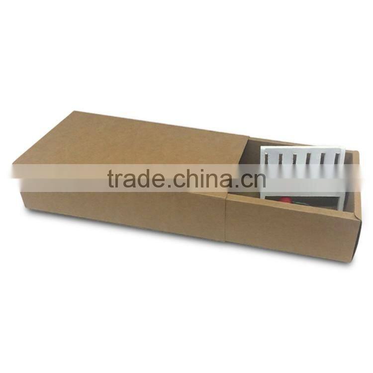 New style kraft pull-out drawer boxes for gift packaging