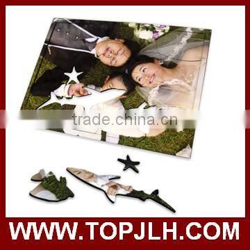Topjlh 2017 Hot Factory Price Custom Blank MDF Sublimation Puzzle