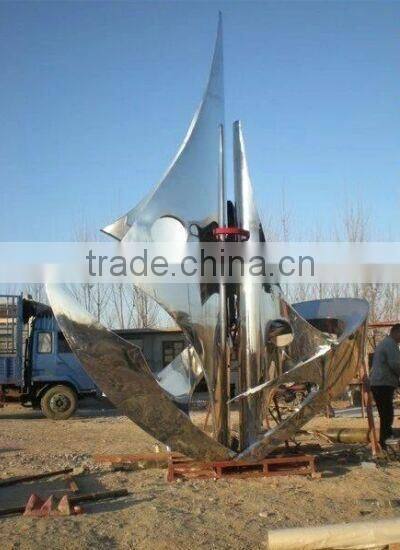 Pure Hand Forged Casting Stainless Steel Sculpture For Decoration