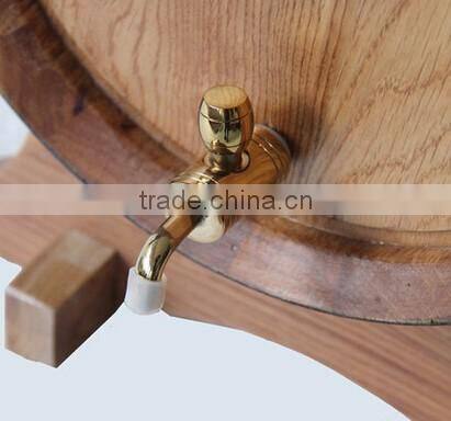 Coffee Wine Metal Tin Wooden Barrel Bucket