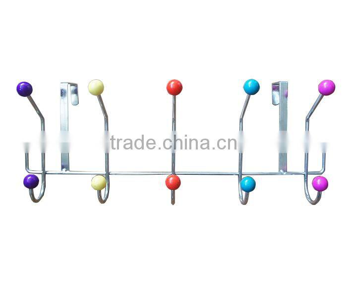 Over the Door 5 Hook Organizer Rack