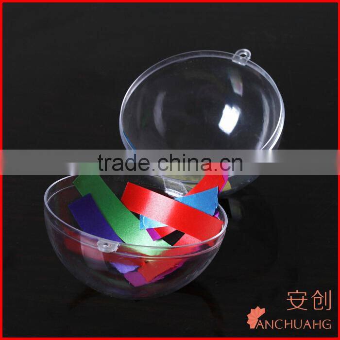 clear acrylic ball ornament