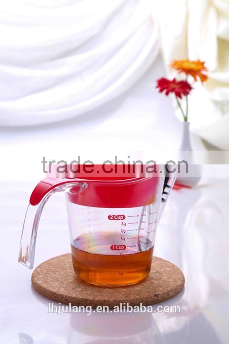 BPA-Free Gravy Fat separator ,strainer with measuring line/Fat Separator