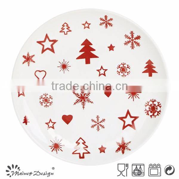 Ceramic stoneware tableware Christmas promo dinnerware plates