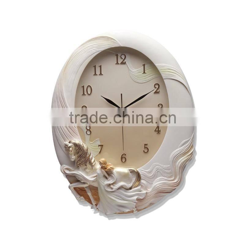 M21A Momoda Living room Creative modern hanging fancy elegant3D flower wall clock Quiet quiet quartz decoration large wall clock