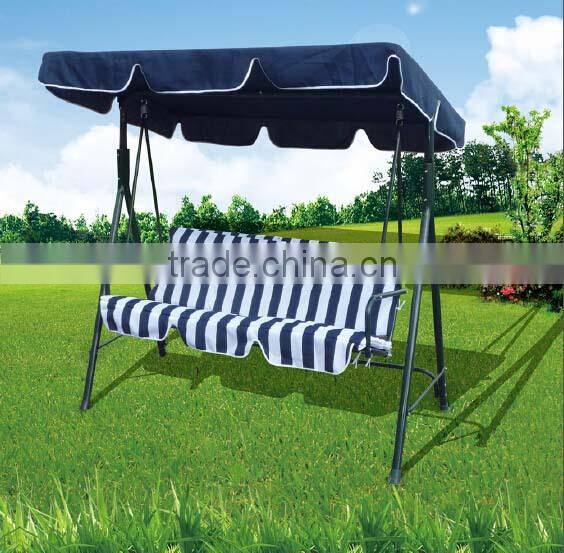 garden swing with three seats, three person swing, three-seat swing with canopy