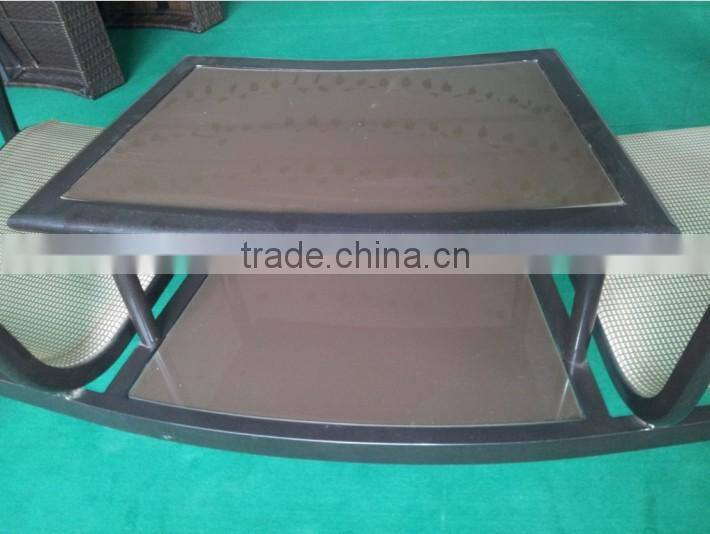 Alu. Sling Chair KD Design Double Seat Garden Chair