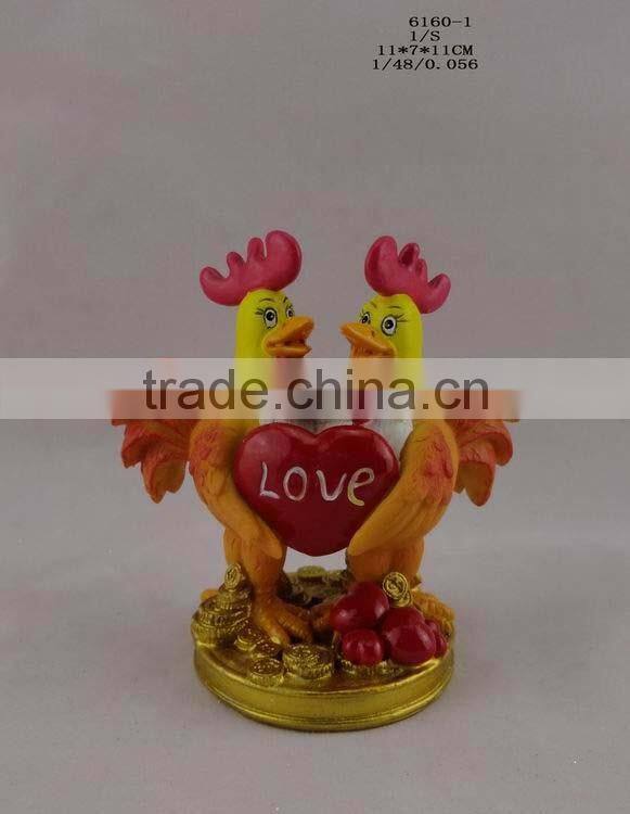 2017 Resin new year rooster ornament