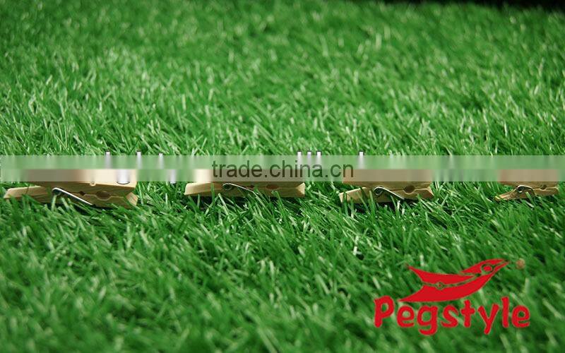 Narture color decorative mini wooden clothes hanging peg clips