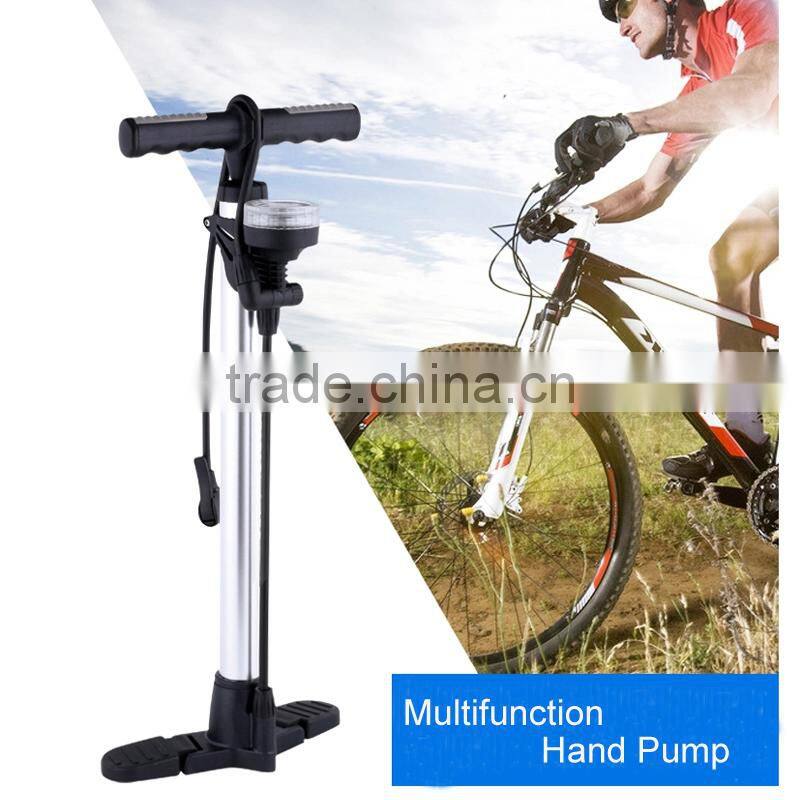 new model heavy duty bicycle Hand Pump with pressure gauge