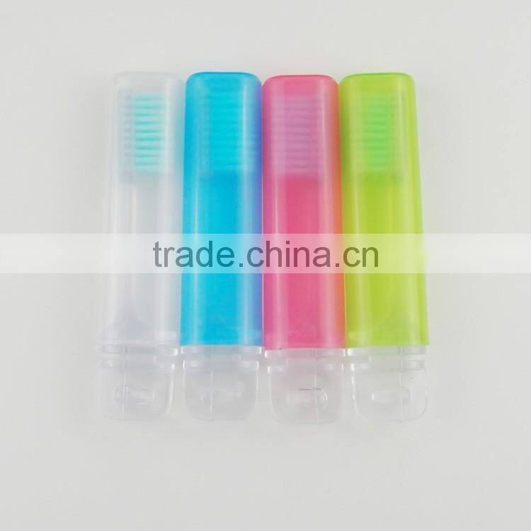 cheap hot selling disposable travel set hotel foldable travelling toothbrush