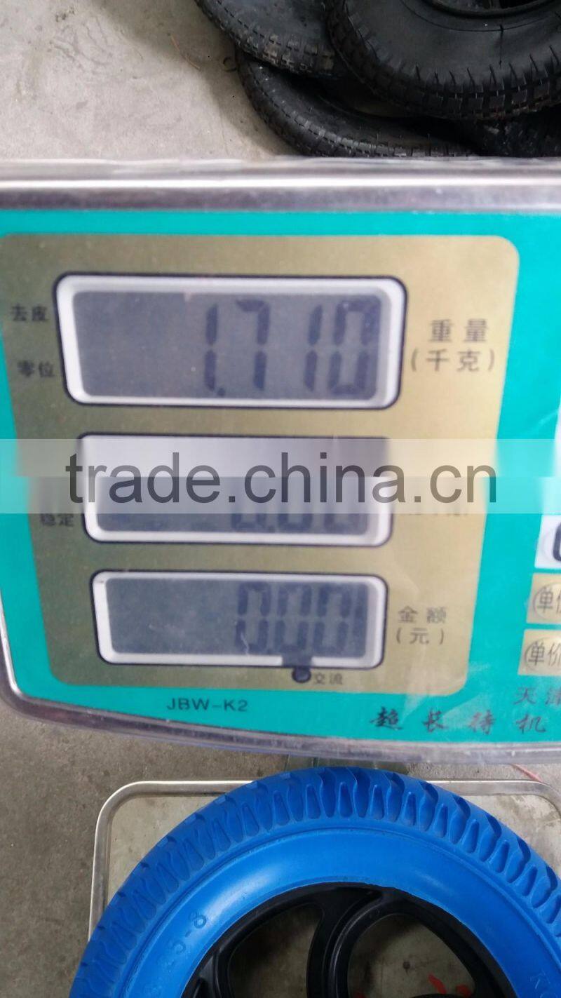 high quality pu wheels/pu Tyre for wheelbarrow 325-8