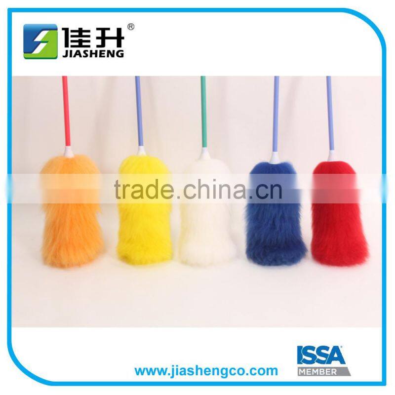 26" Lambswool Cleaning Wool Duster With Plastic Handle