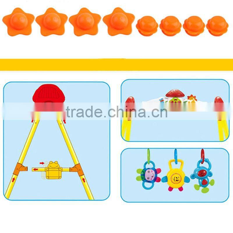 Factory Outlets Wholesale Customized Plastic Baby Musical Fitness Frame 2016