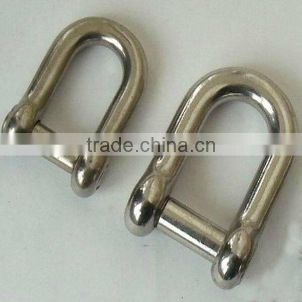 Hot dip galvanized drop forged anchor shackle