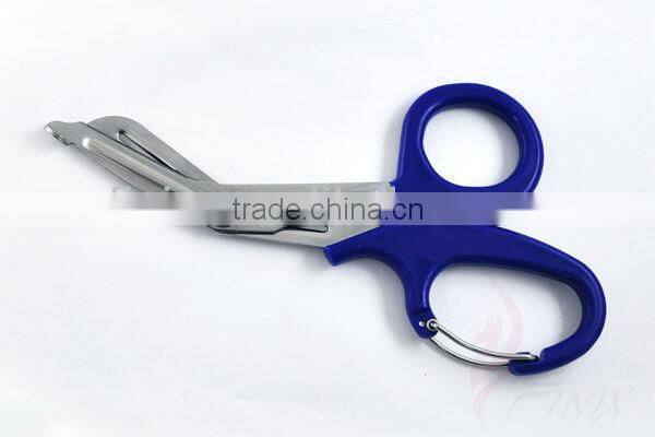 Carabiner Grip Japanese Stainless Steel Nurse Bandage Scissors