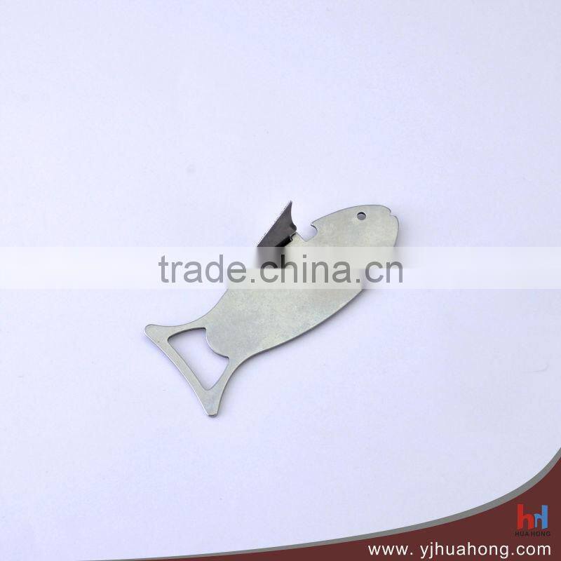 Metal beer bottle opener with hanger HBO-32