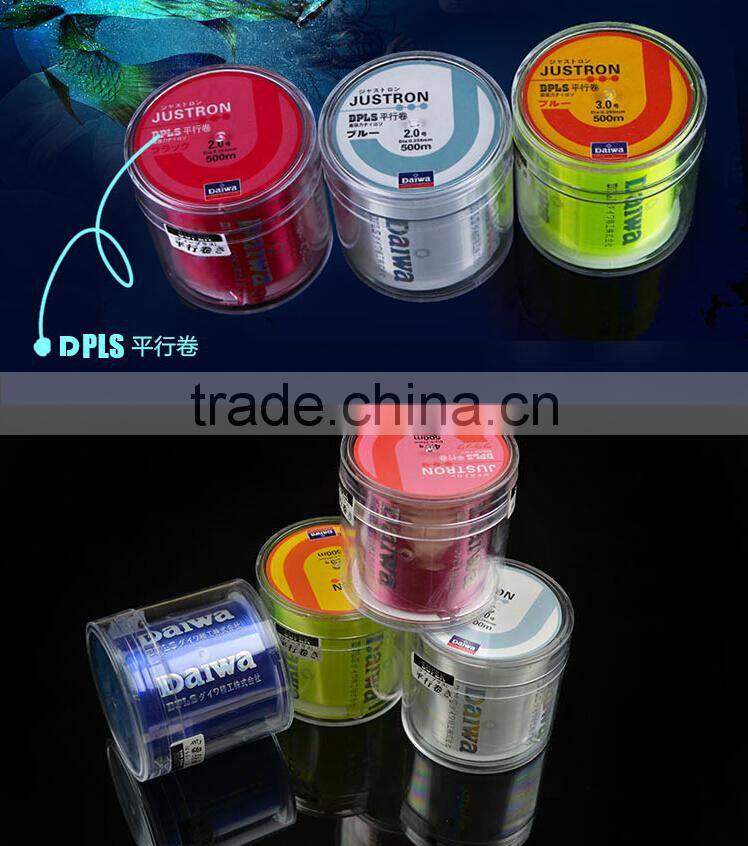Colorful fishing line nylon fishing line 500m nylon monofilament fishing line