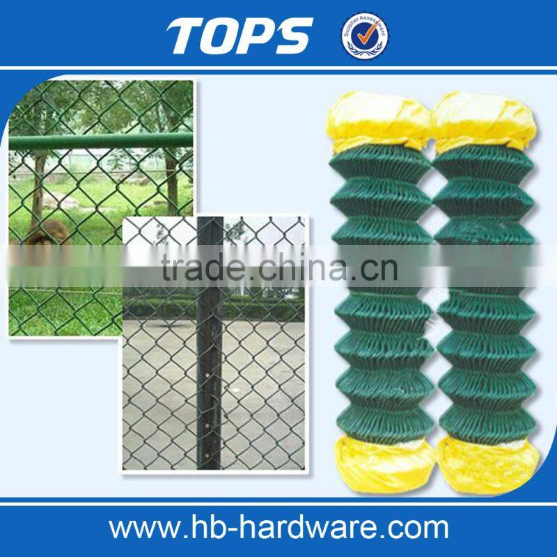 galvanized or PVC Coated Chain mesh Fence/decorative chain link fence