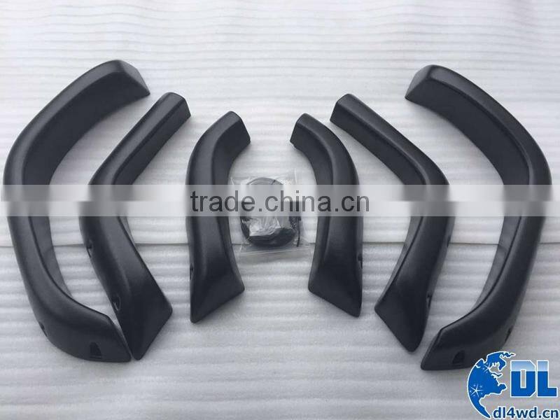 Universal 4x4 plastic car fender flares Jeep spare parts Cherokee XJ ABS wheel arch fender flares