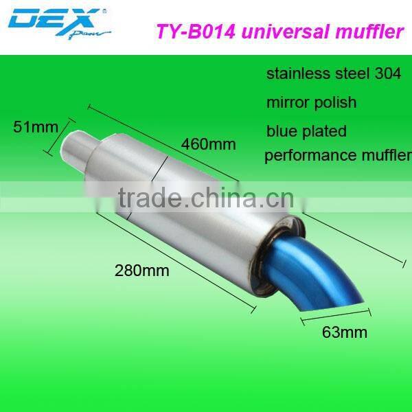 racing spare part exhaust system universal muffler performance