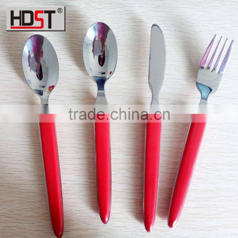 2015 new design LFGB high quality knife spoon fork set;new european market cutlery