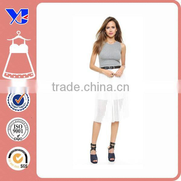 Latex white women latest skirt design pictures