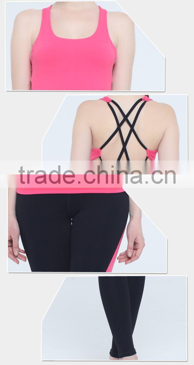 goldenpalm apparel inc plaid dyed sexy yoga set custom for lady