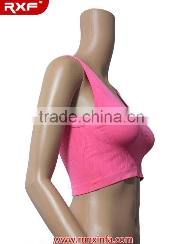 Fitness genie bra with removable pad wholesale China factory