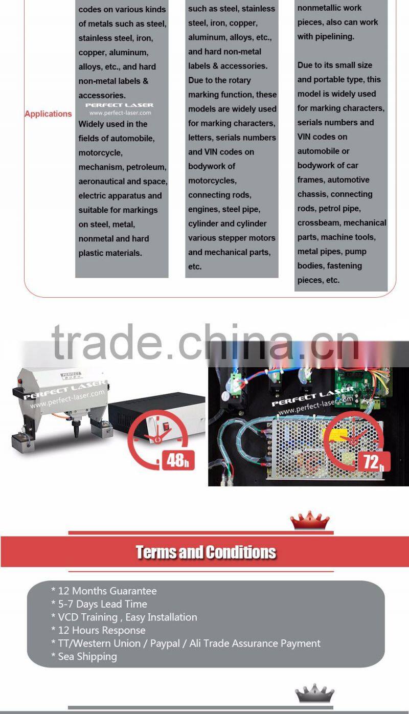 Perfect Laser PEQD-030 protable dot pin marking machine