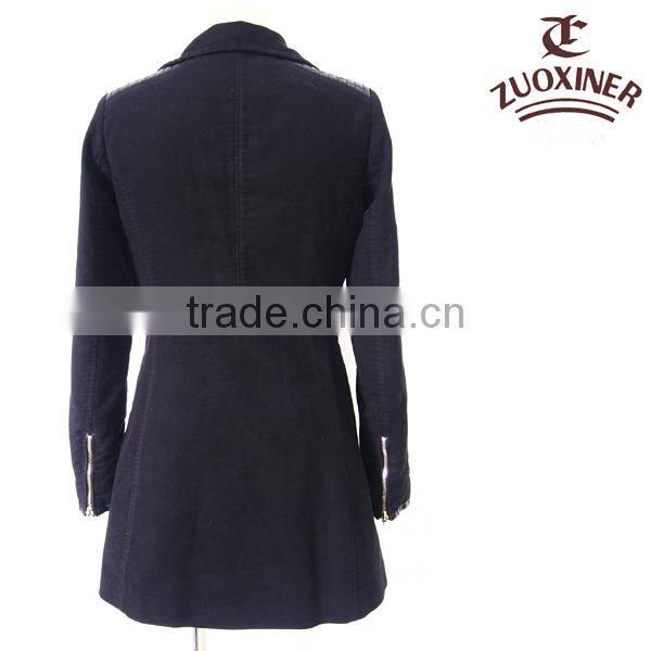 2014 eurpoean newest style long women dust coat