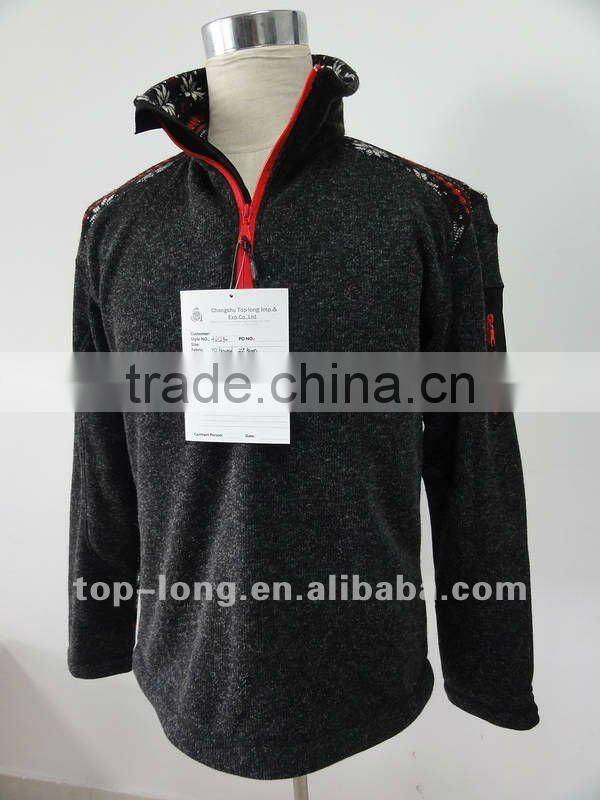 Christmas Outerwear sportswear zip top for men hiking jacket