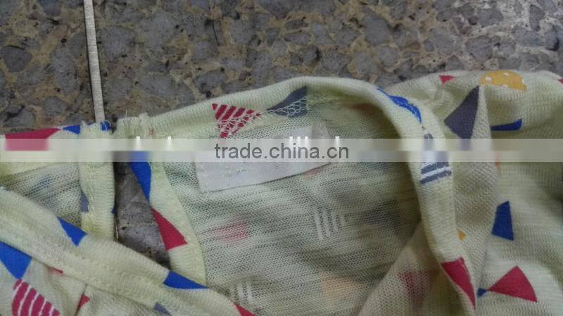 Yiwu stocks lots most popular girl's printed t-shirt