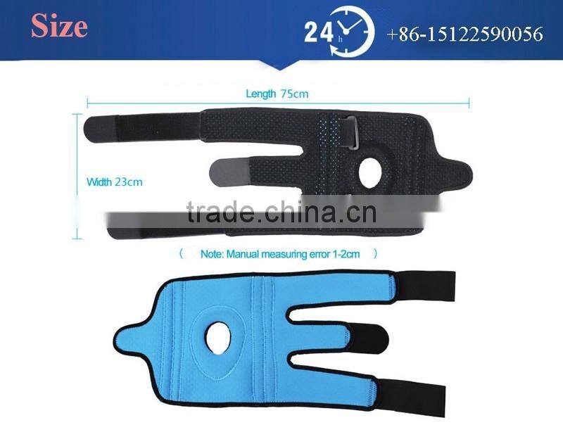 Hinged Spring Silicon Gel Sports Knee Support, Knee Brace