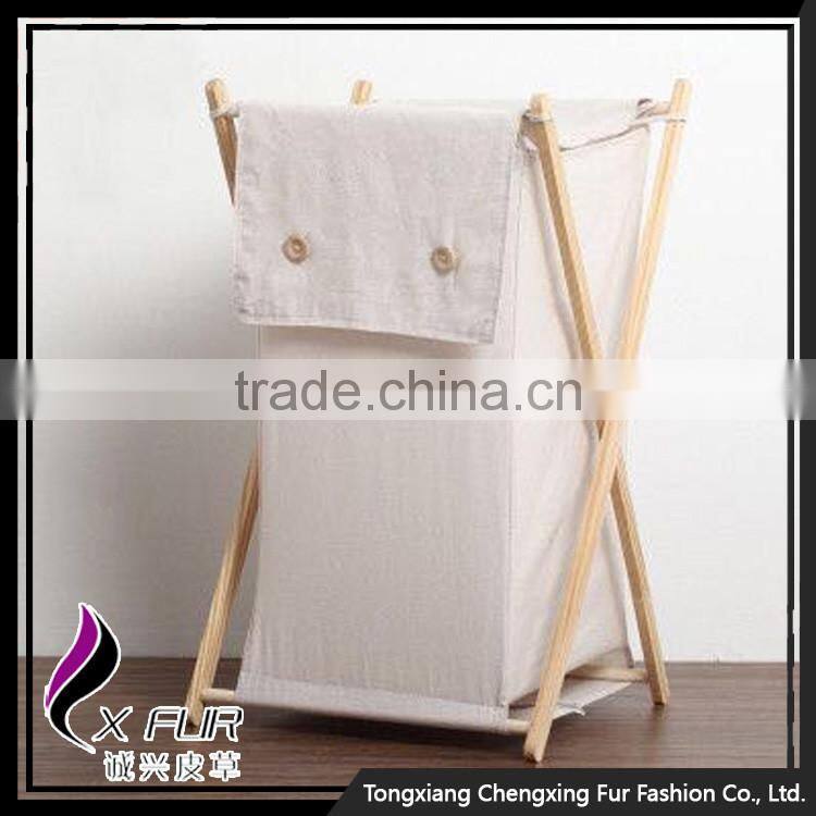 Stock Items China Factory Supply Mesh Laundry Basket / Dirty Laundry Basket