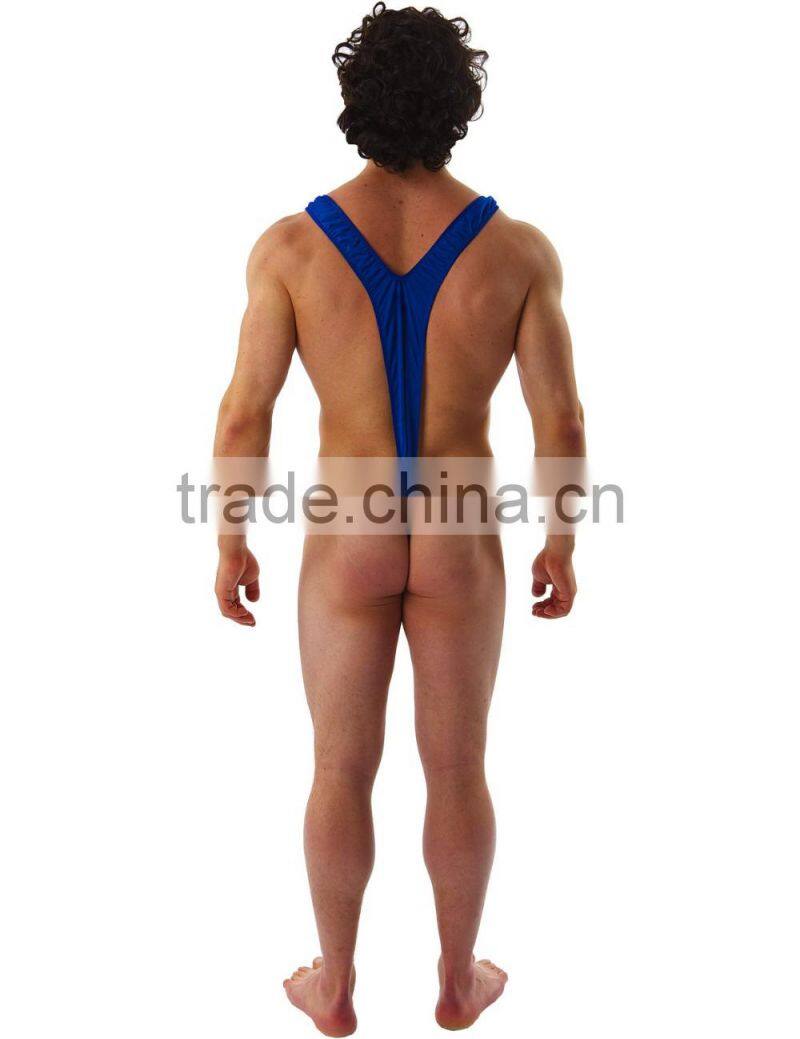 Borat Mankini Thong Swimsuit (Blue)