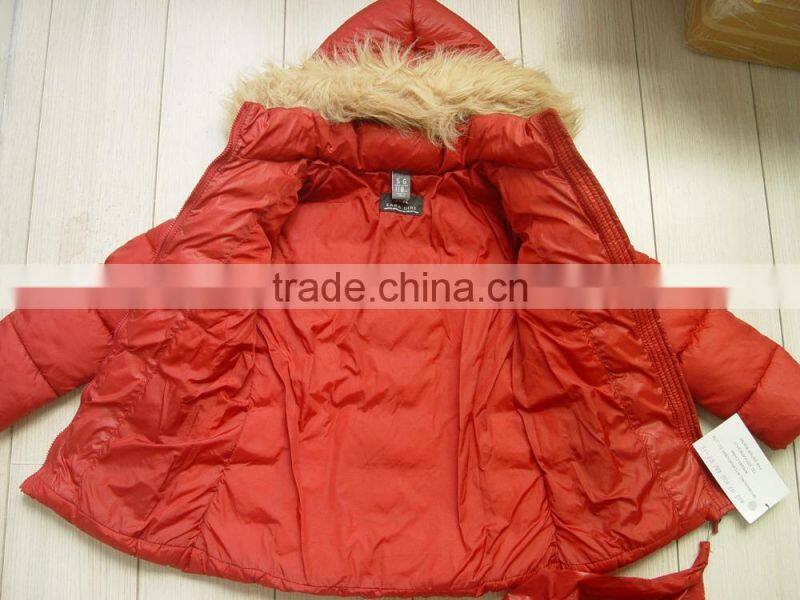 OEM Outwear garment outdoor girl model jacket winter 2016(GJ982)
